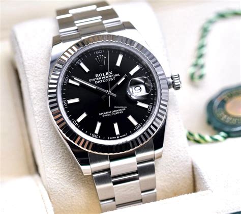 rolex datejust 41 black price|Rolex Datejust black dial 41mm.